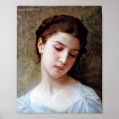 Poster Jeune fille, Bouguereau (Devant)