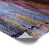 Poster Jeune fille dans un Casquette avec Fleur sauvage (Coin)