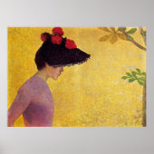 Poster Jeune Fille de Profil par Aristide Maillol (Devant)