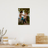 Poster Jeune Fille Défendant contre l'Eros (Cuisine)