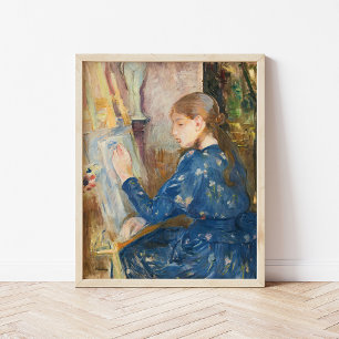 Poster Jeune Fille Écrivant Berthe Morisot