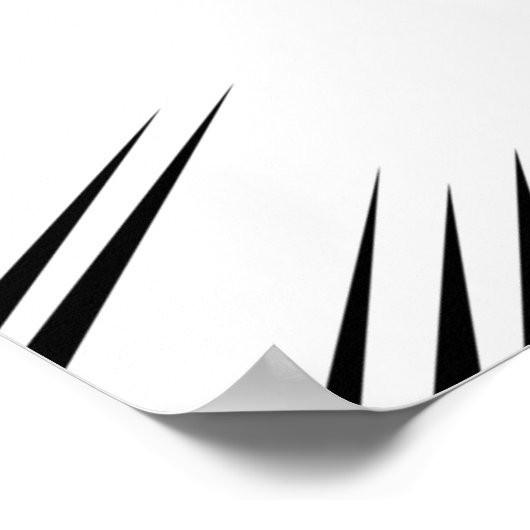 Poster jeune fille manga a courts (Coin)