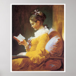 Poster Jeune Lecture, 1776 Jean-Honore Fragonard