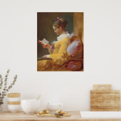 Poster Jeune Lecture - Jean Fragonard Art (Cuisine)
