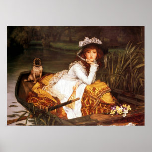 Poster Jeune Madame en beaux-arts de ~ de James Tissot de
