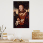 Poster Jeune mère avec enfant (Cuisine)