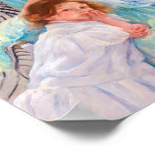 Poster Jeune mère coudre, Mary Cassatt (Coin)