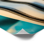 Poster jeune, pauvre, fille brune d'Afrique du Nord (Coin)