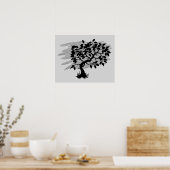 Poster Jeune pousse tordue (Cuisine)