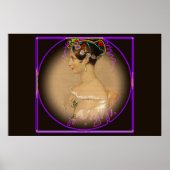 Poster Jeune reine Victoria câblé (Devant)