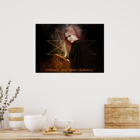 Poster Jeune sorcière (Cuisine)