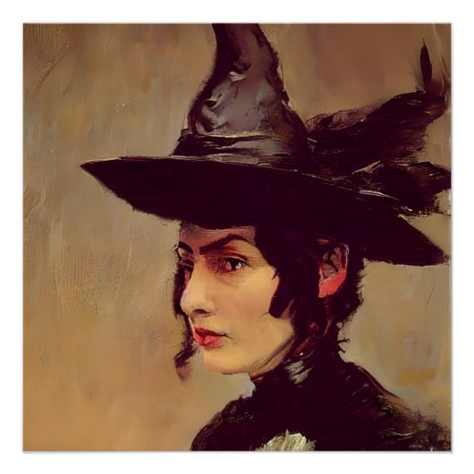 Poster Jeune sorcière victorienne (Devant)