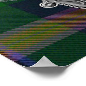 Poster Jeune Tartan & Badge (Coin)