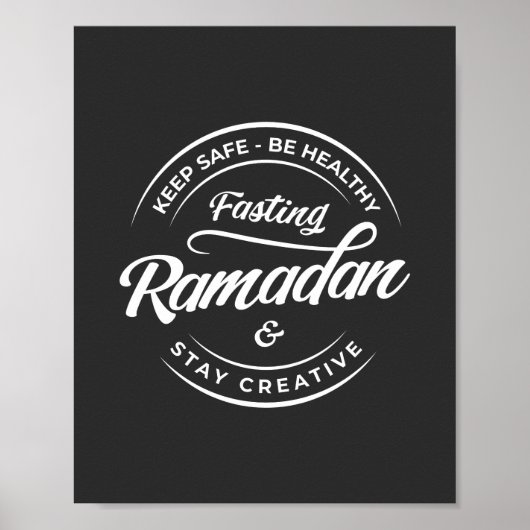 Poster Jeûner Ramadan (Devant)