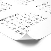 Poster Jeunes Chevaliers. Calendrier 2024. (Coin)