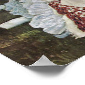 Poster Jeunes dames au bord de la Seine (été) (Coin)