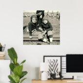 Poster Jeunes fans de football 1920 (Bureau à domicile)