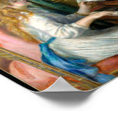 Poster Jeunes filles au piano par Pierre-Auguste Renoir (Coin)