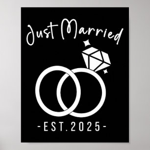 Poster Jeunes mariés 2025 Wedding planners de mariée et d