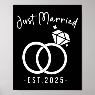 Poster Jeunes mariés 2025 Wedding planners de mariée et d