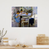 Poster Jeunes travailleurs de l'aiguille Elin Danielson-G (Cuisine)