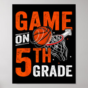 Poster Jeux Amusants Sur Le Basket De 5E Année Premier Jo