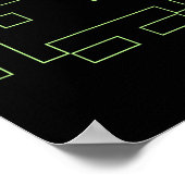 Poster Jeux d'arcade des années 80 Retro Space Alien Inva (Coin)
