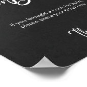 Poster Jeux de Baby shower minimaux Livres pour bébé (Coin)