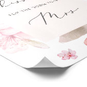 Poster Jeux de baby shower pour combien de bisous sous le (Coin)