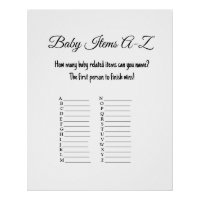Jeux de bébé pour la fête de naissance