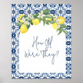 Poster Jeux de Fête des mariées au citron vert (Devant)