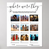 Poster JEUX DE Fête des mariées OÙ ILS ÉTAIENT (Devant)