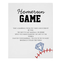 Jeux de mariage pailletés pour homerun de baseball