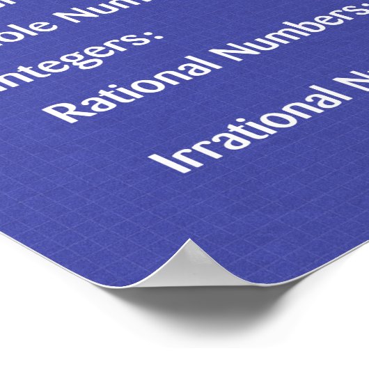 Poster Jeux de nombres (Coin)