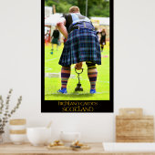 Poster jeux des hautes terres écossaise (Cuisine)