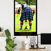 Poster jeux des hautes terres écossaise (Bureau à domicile)