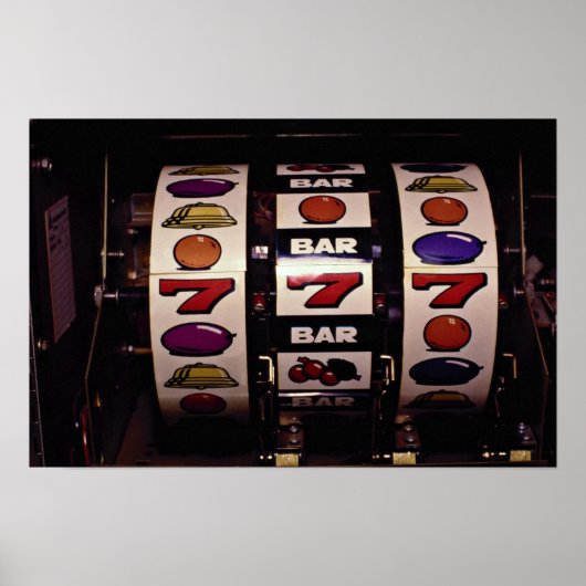 Poster Jeux, machines à sous (Devant)