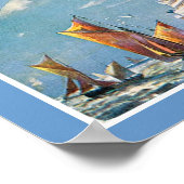 Poster Jeux olympiques de la ligne des Etoiles Blanches (Coin)