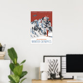 Poster Jeux olympiques d'hiver de Mars (Bureau à domicile)