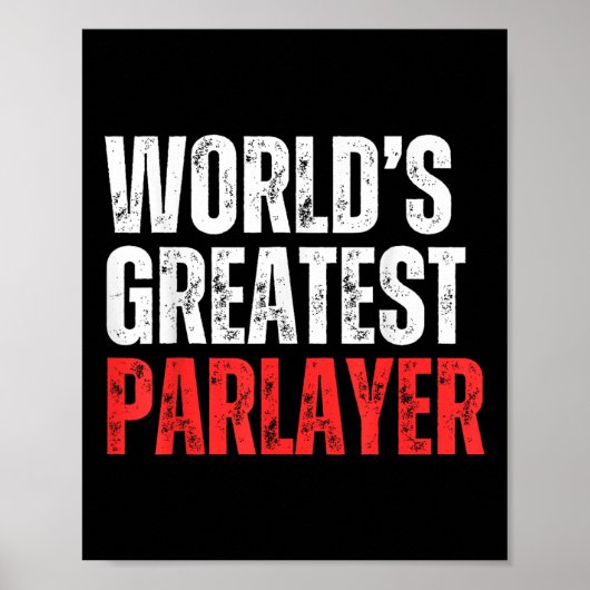 Poster Jeux Parcalques les plus grands du monde Gambling (Devant)