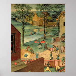 Poster Jeux pour enfants, 1560