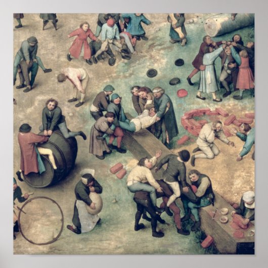 Poster Jeux pour enfants : détail du bas à droite (Devant)