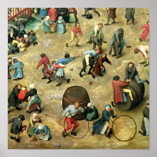 Poster Jeux pour enfants : détail du fond (Devant)