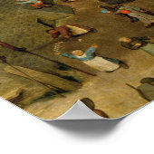 Poster Jeux pour enfants : détail du haut à droite (Coin)