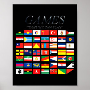 Poster Jeux que nous pouvons jouer