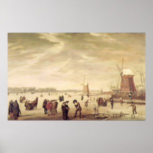 Poster Jeux sur la glace