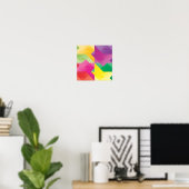 Poster Jeux triangulaires (Bureau à domicile)