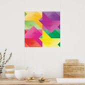 Poster Jeux triangulaires (Cuisine)