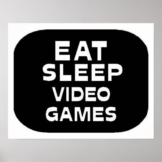 Poster Jeux Vidéo de veille (Devant)