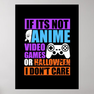 Poster Jeux vidéo d'Halloween